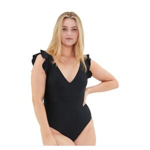 Summersalt The Long Torso Ruffle Backflip black